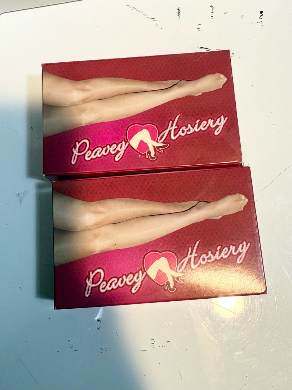 Peavey Hoisery 2 pair Suntan D Footed light support